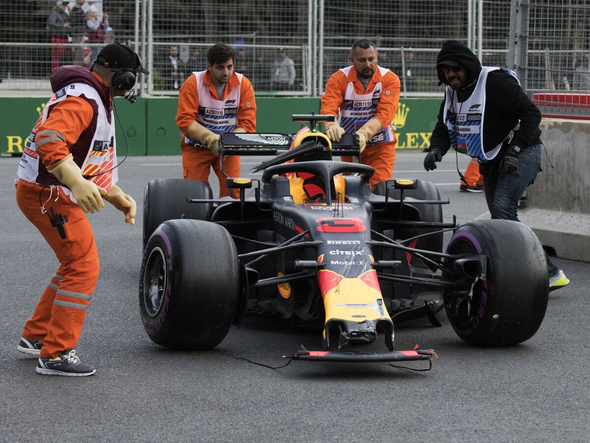 Foto zur News: Daniel Ricciardo über Baku-Crash: "Hat mich nicht überrascht"