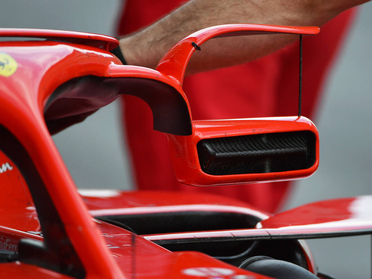 Foto zur News: Nach Ferrari-Bann: Renaults Halo-Spiegel für die Tonne