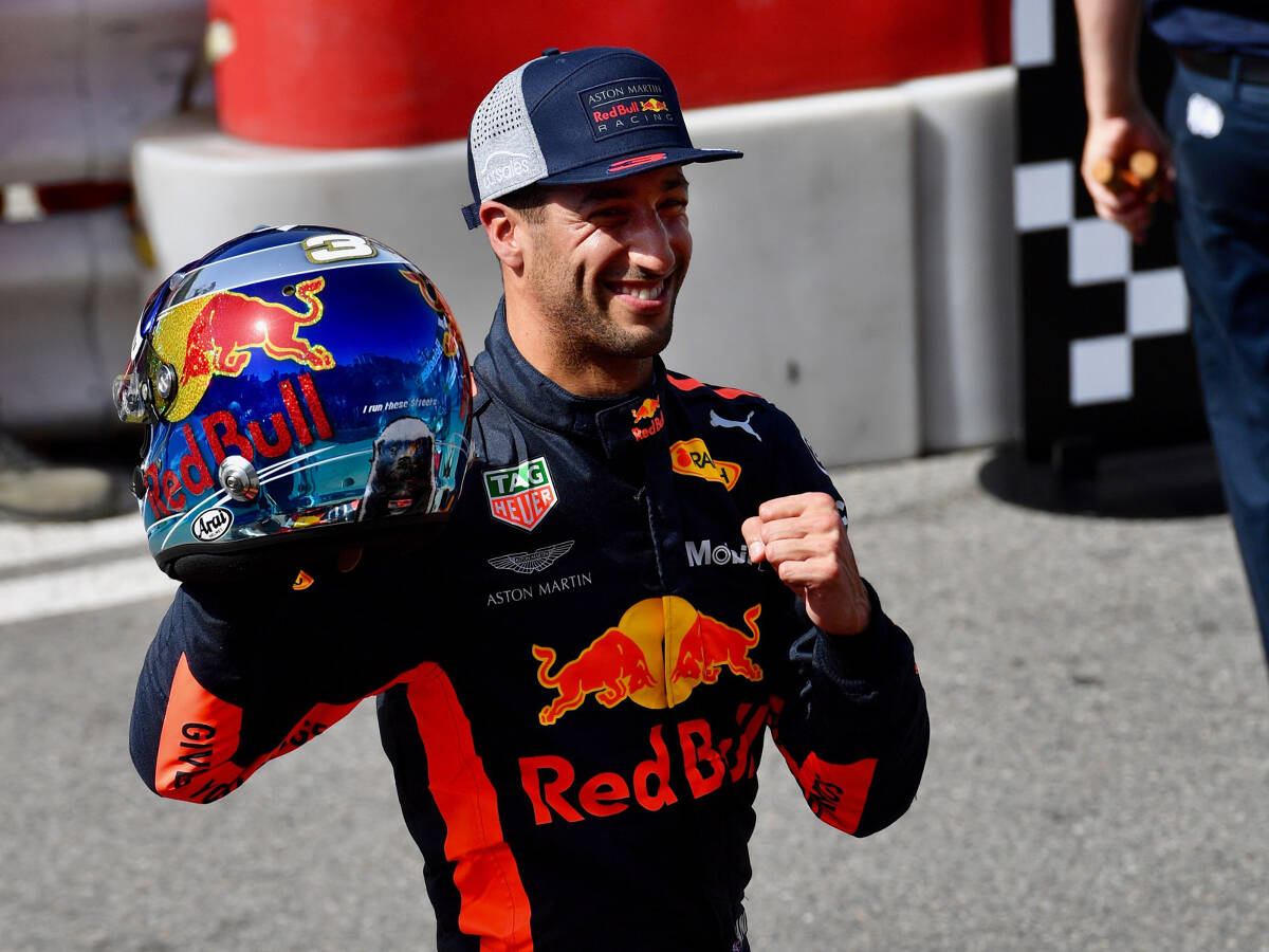 Foto zur News: Strahlender Monaco-Polesetter Ricciardo: "50 Prozent erledigt"