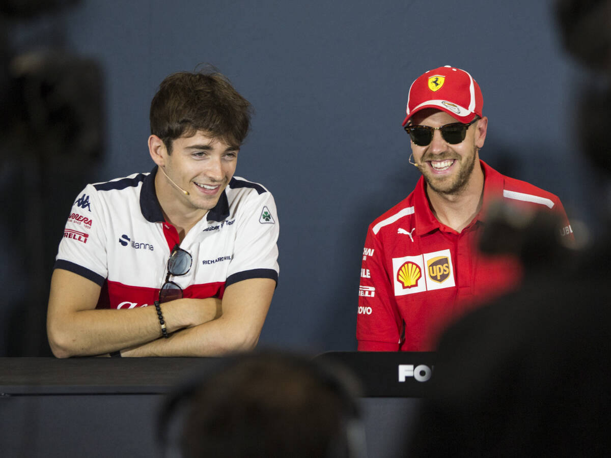 Foto zur News: Vettel über neuen Teamkollegen: Leclerc "scheint ein guter Kerl zu sein"