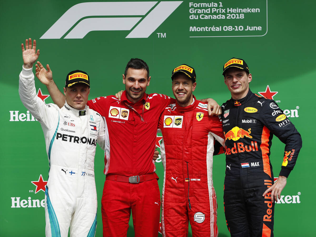 Foto zur News: Formel 1 Kanada 2018: Lockerer Sieg für Sebastian Vettel!