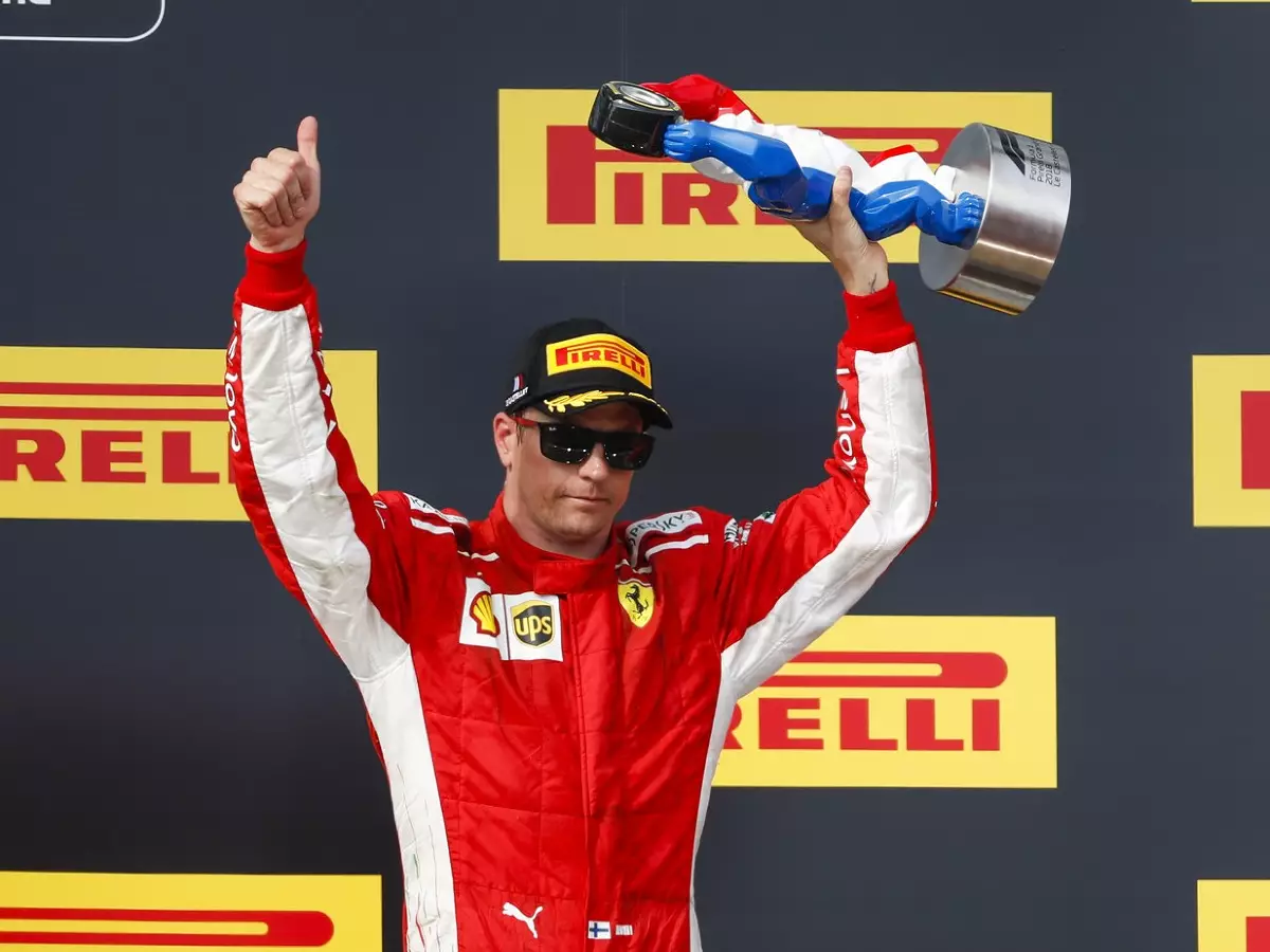 Foto zur News: Befreiungsschlag für Räikkönen: Endlich wieder Podium!