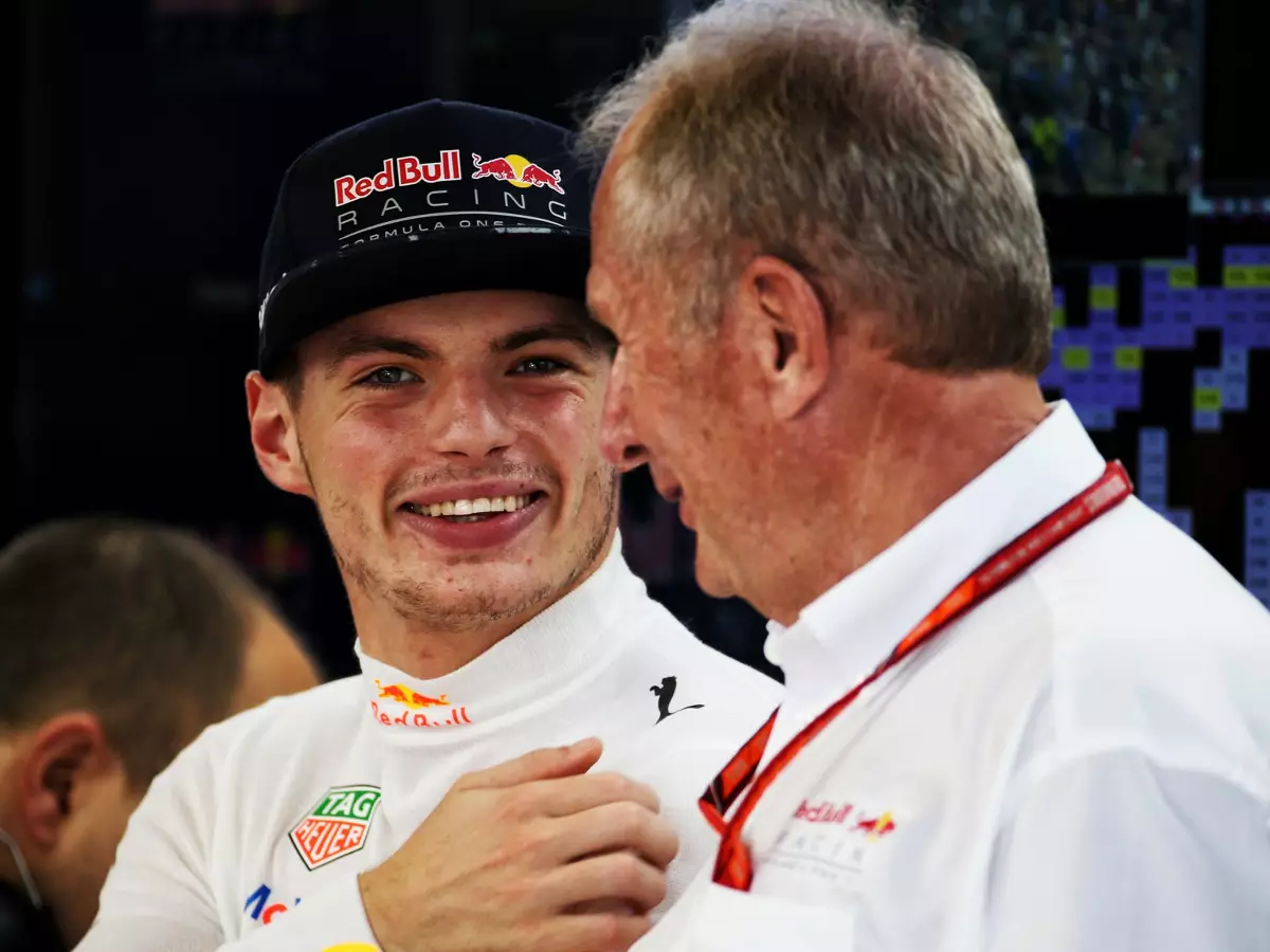Max Verstappen, Helmut Marko Foto zur News: Lob für Verstappen: 20 Jahre und "schon so erwachsen"