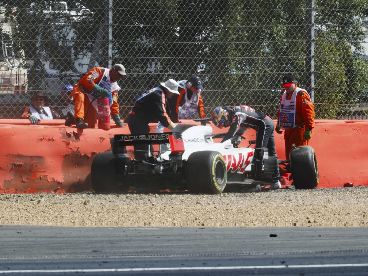 Foto zur News: Nach DRS-Abflug: Romain Grosjean verpasst zweites Training