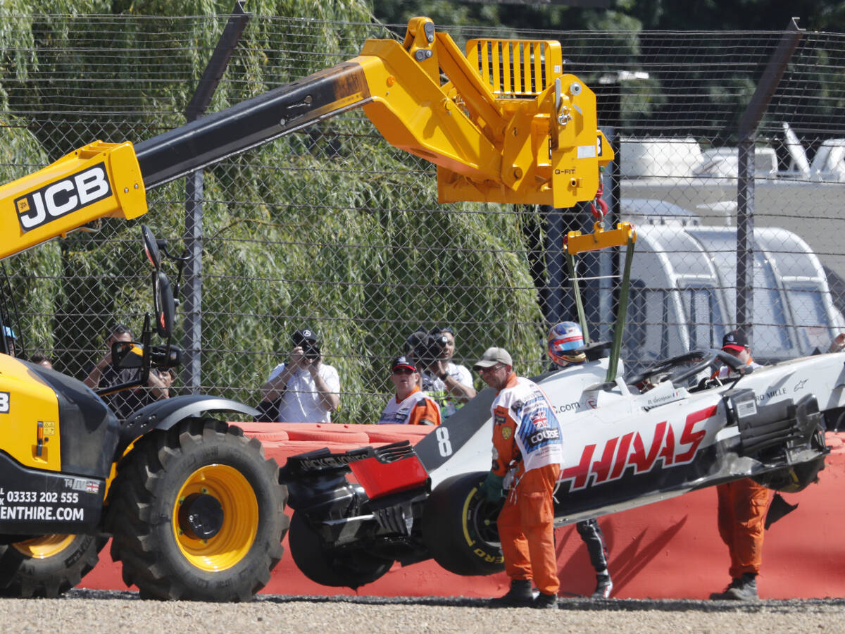 Foto zur News: Haas-Pilot Magnussen: "Wäre fast so abgeflogen wie Romain"
