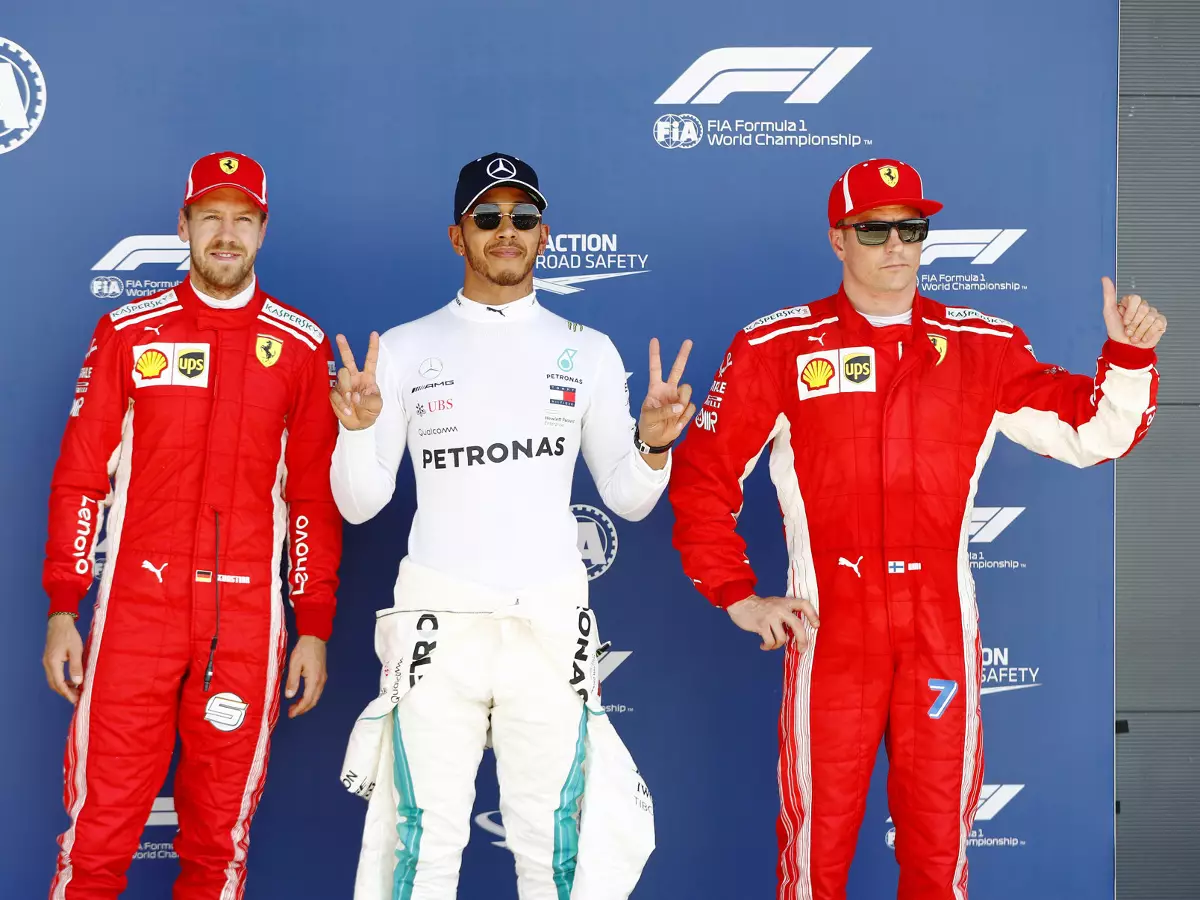 Foto zur News: Formel 1 Silverstone 2018: So knapp war Hamiltons Pole im Qualifying!