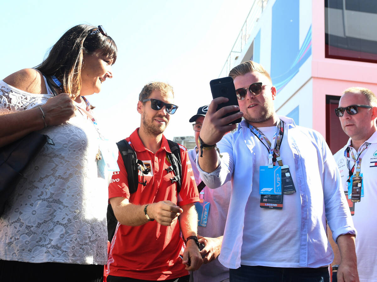Foto zur News: "Nicht mein Ding": Vettel findet Social Media "langweilig"