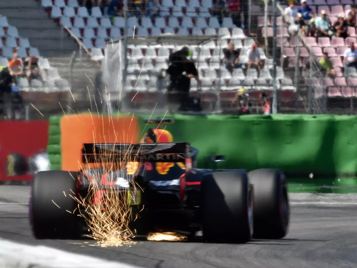 Foto zur News: Kurve 1 voll gefahren: Verstappen tastet sich ans Hockenheim-Limit