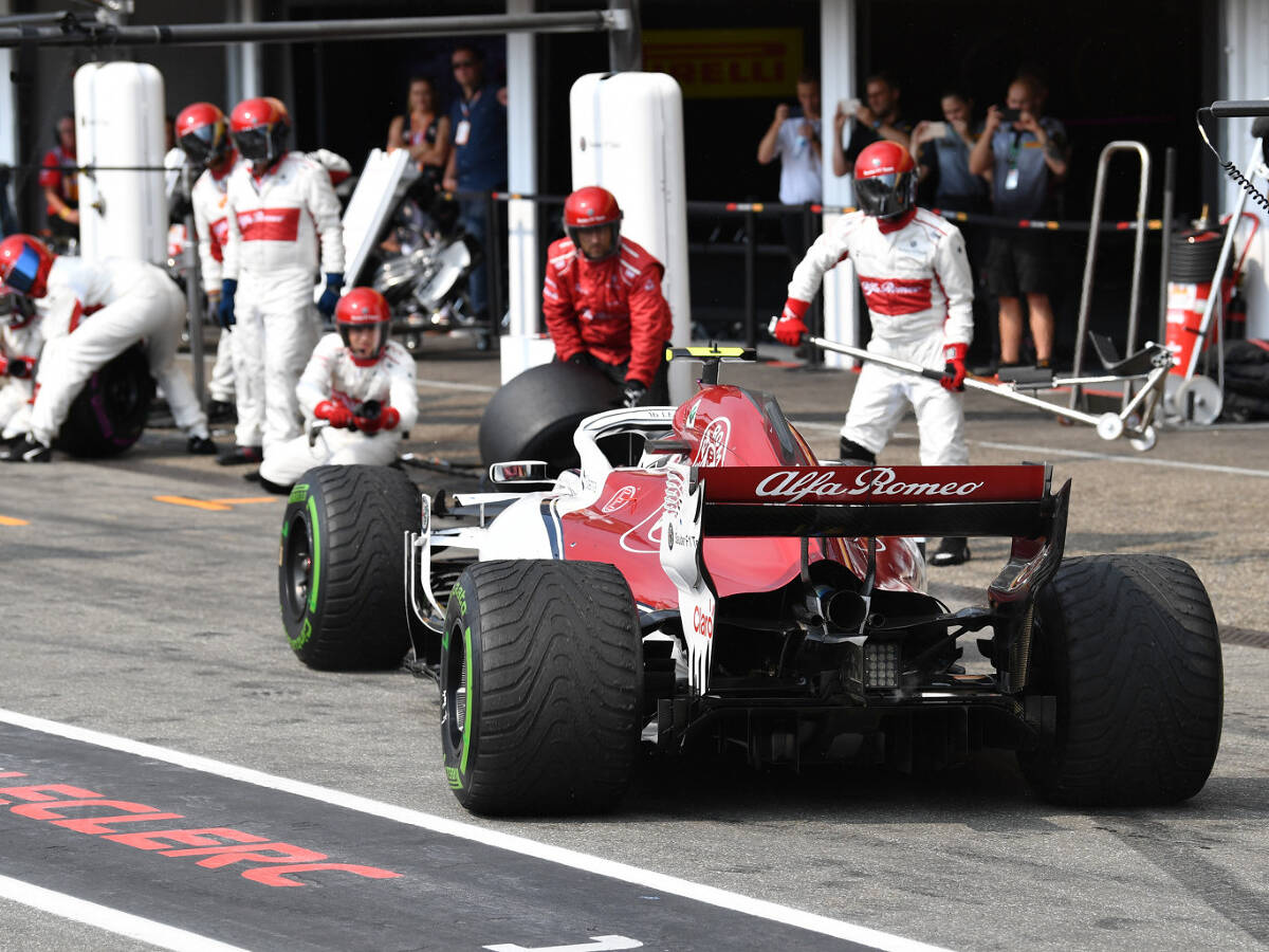 Foto zur News: Auch Leclerc macht Fehler: Sauber mit zwei geteilten Rennen