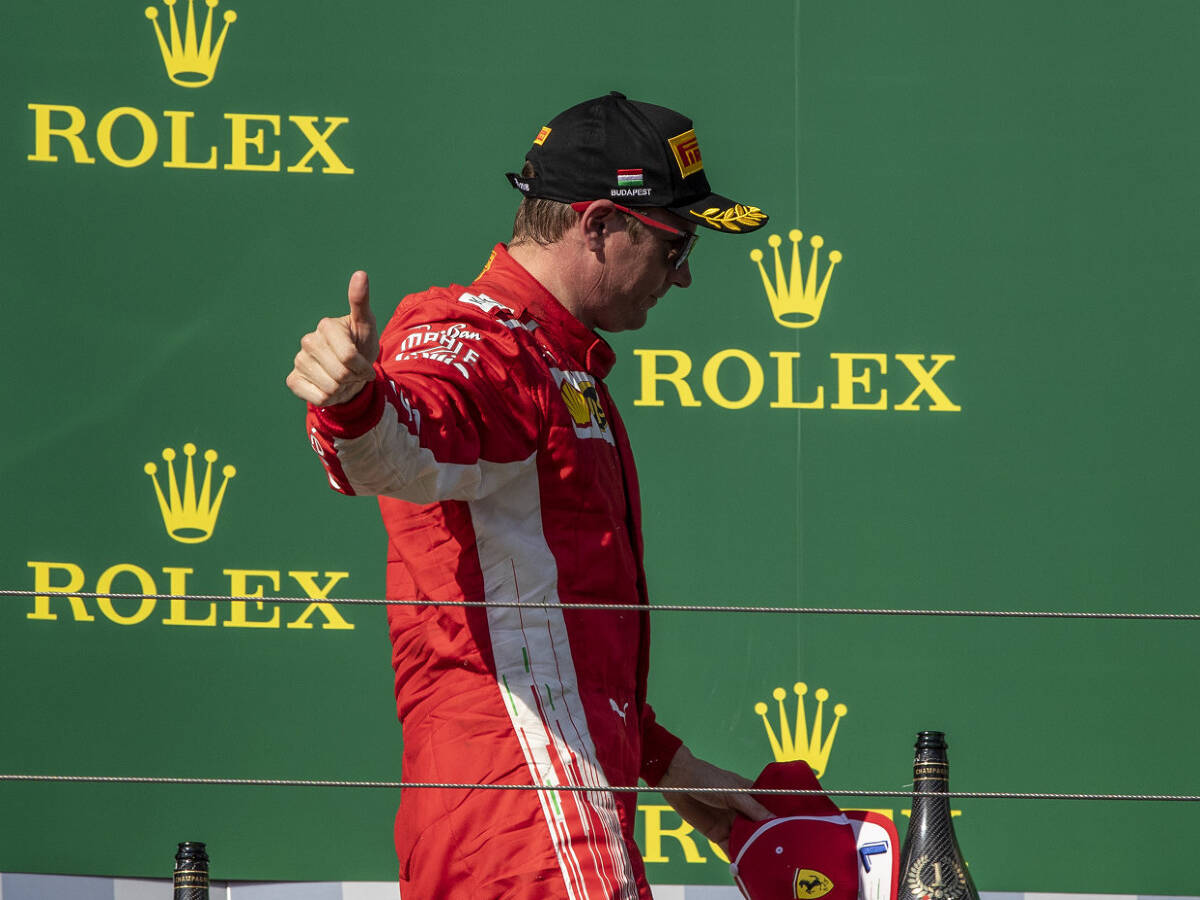 Foto zur News: Keine Trinkflasche: Wieso Räikkönens Durst Luxusproblem war