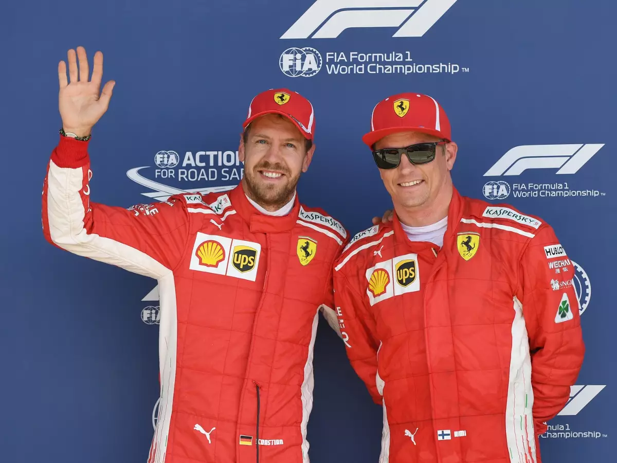Sebastian Vettel, Kimi Räikkönen Foto zur News: Die Formel-1-Teamkollegen 2018 im Halbzeit-Check