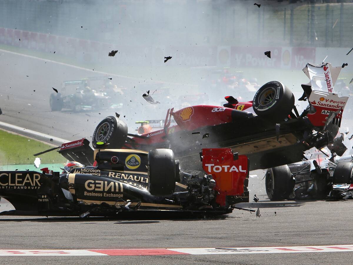 Foto zur News: Grosjean verrät: Belgien-Crash 2012 war "positiv"