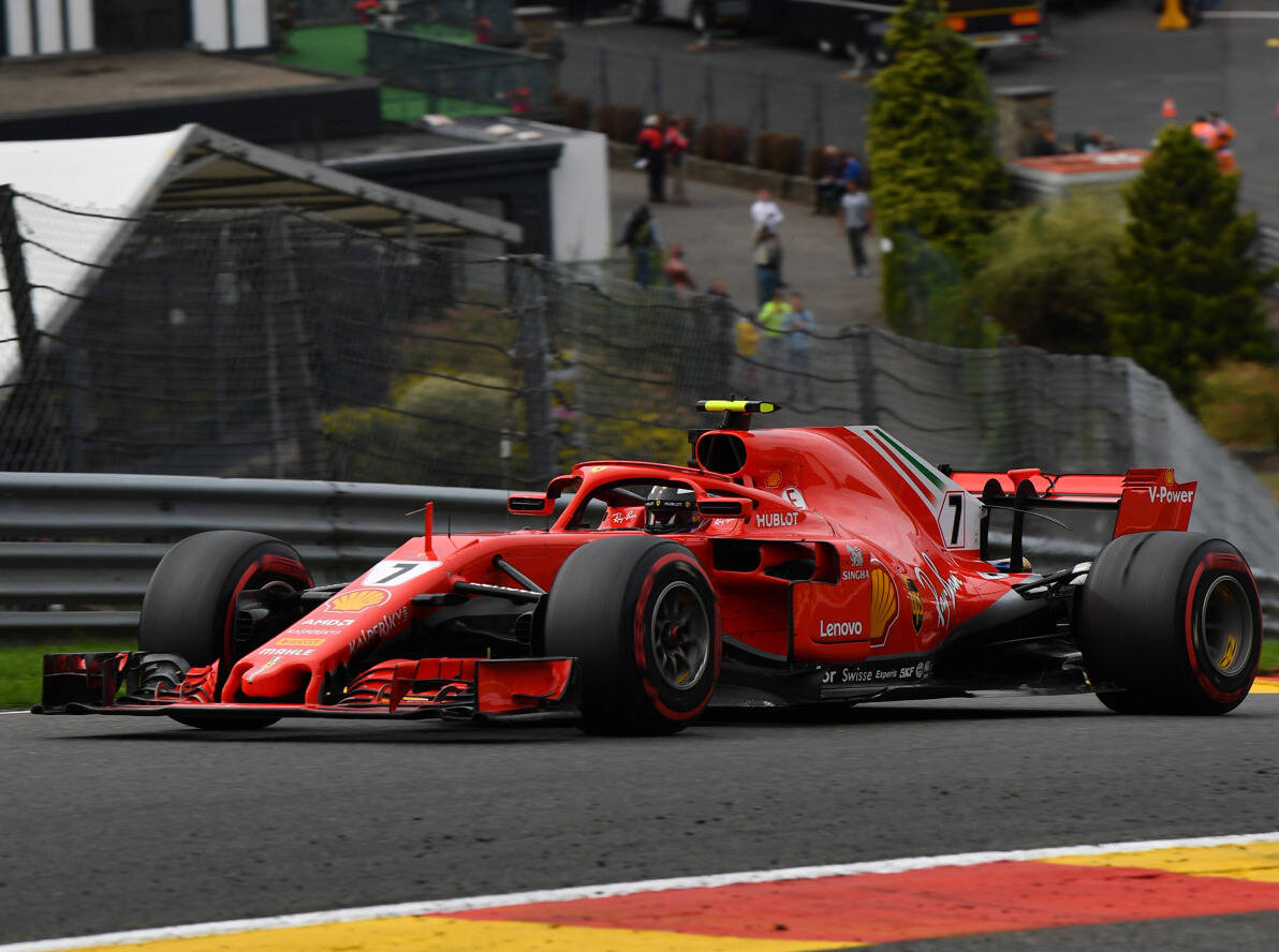 Foto zur News: Formel 1 Belgien 2018: "Spa-zialist" Räikkönen fährt Bestzeit