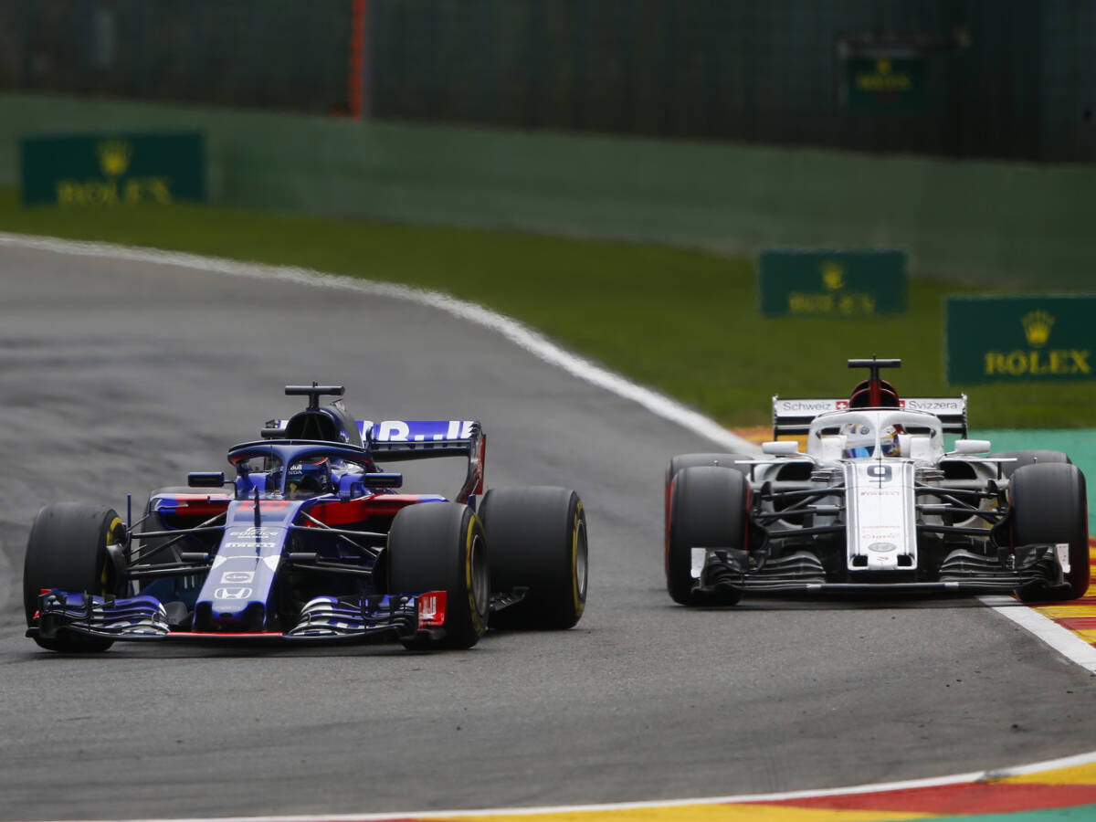 Foto zur News: Ericsson aufhalten: Hartley muss Rennen für Gasly opfern