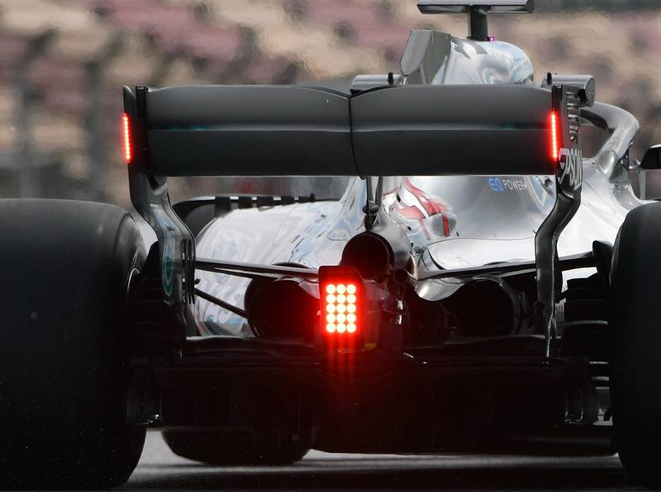 Foto zur News: Formel 1 führt 2019 zusätzliche Rücklichter am Heckflügel ein