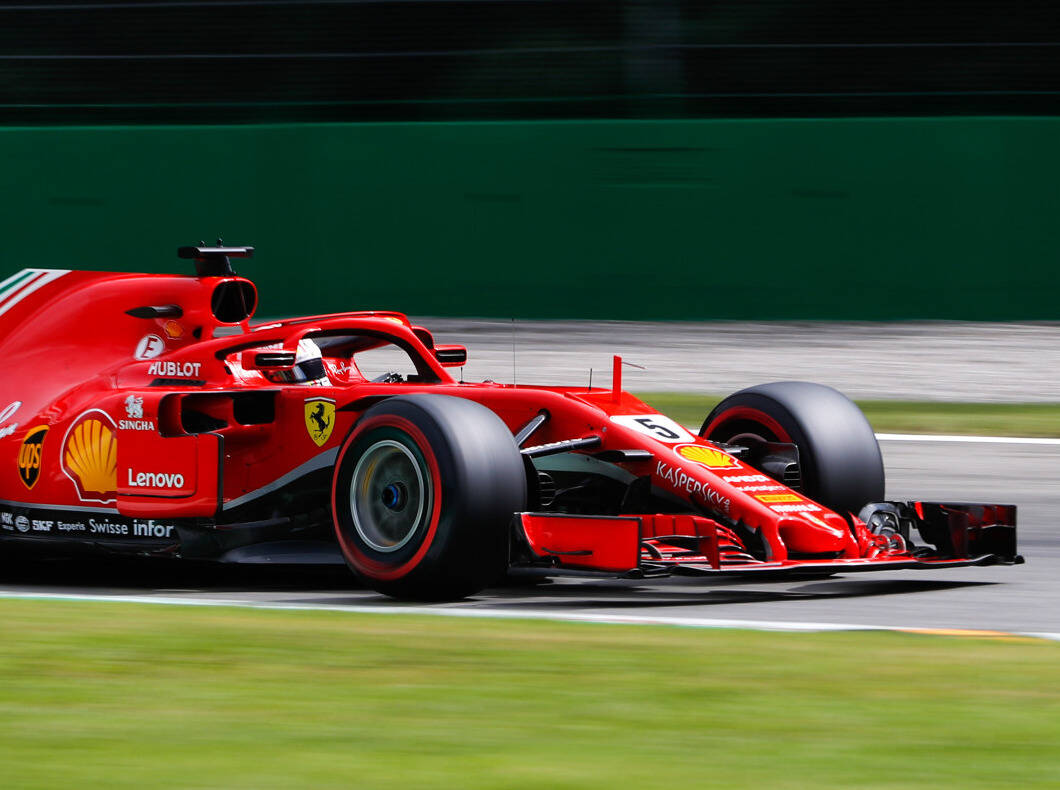Foto zur News: Formel 1 Monza 2018: Sebastian Vettel bleibt auf Pole-Kurs