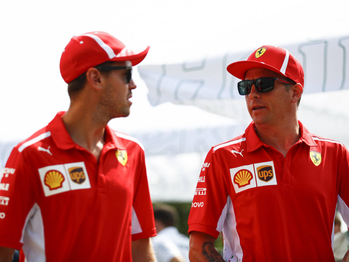 Foto zur News: Vettel: "Traurig" über Verlust von Teamkollege Räikkönen