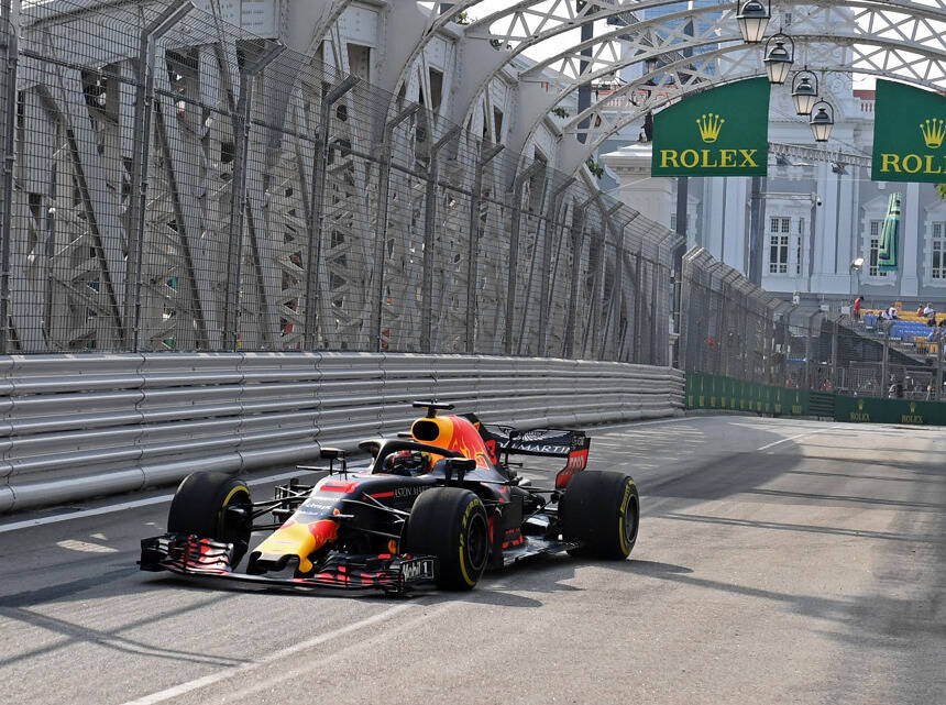Foto zur News: Formel 1 Singapur 2018: Red Bull top, Mercedes mit Rückstand