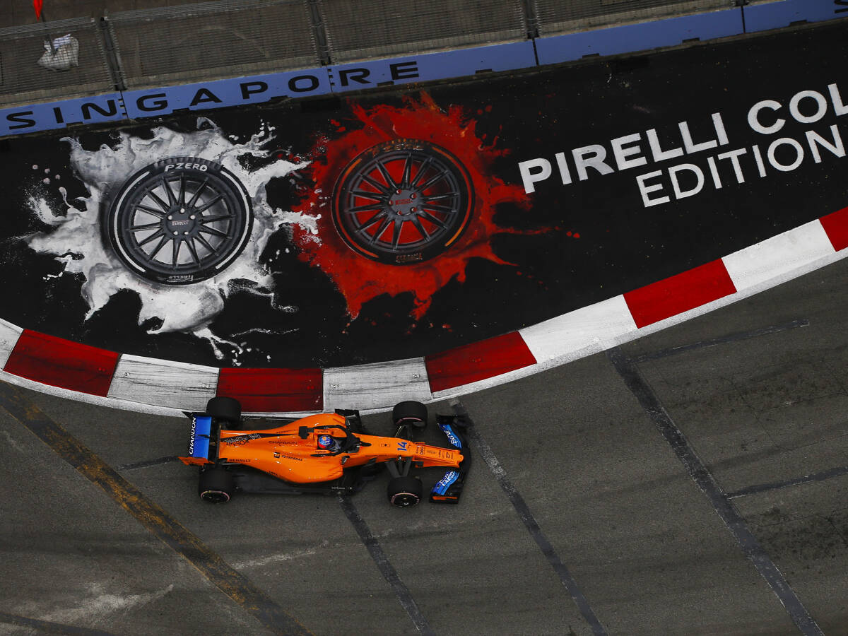Foto zur News: P11 ist "perfekt": Fernando Alonso setzt auf Reifenpoker