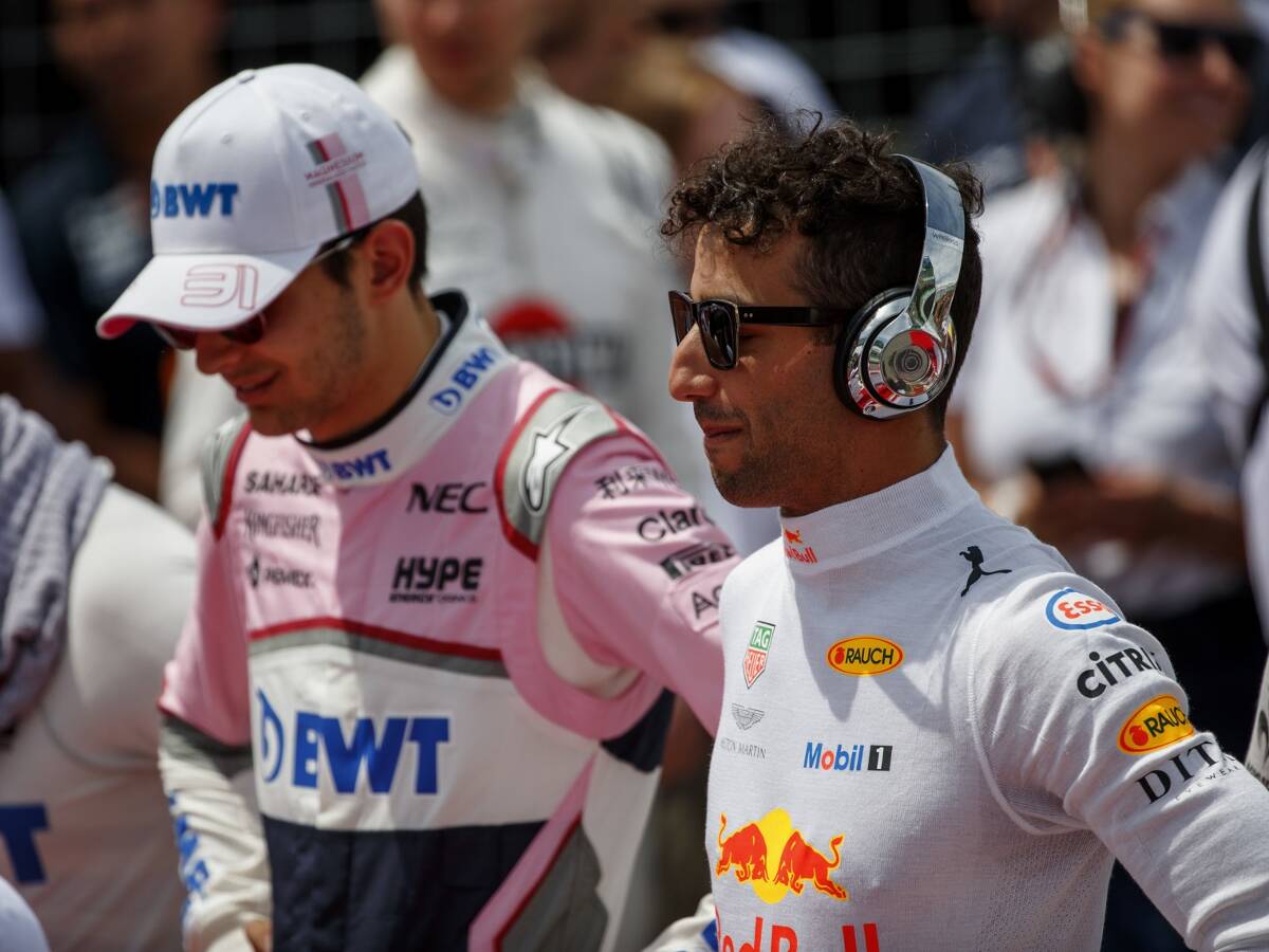 Foto zur News: Daniel Ricciardo: Wollte Esteban Ocon nichts versauen