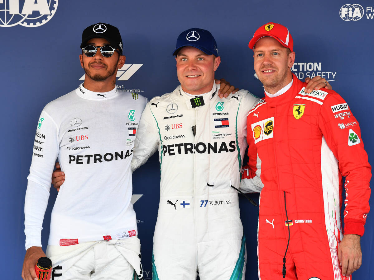 Foto zur News: Formel 1 Sotschi 2018: Bottas nach Hamilton-Patzer auf Pole