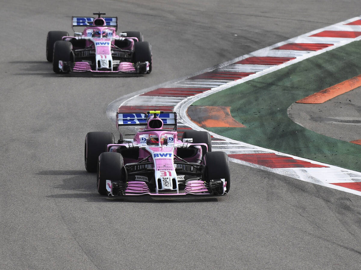 Foto zur News: Bremsklotz Magnussen: Force India verzweifelt trotz Teamorder