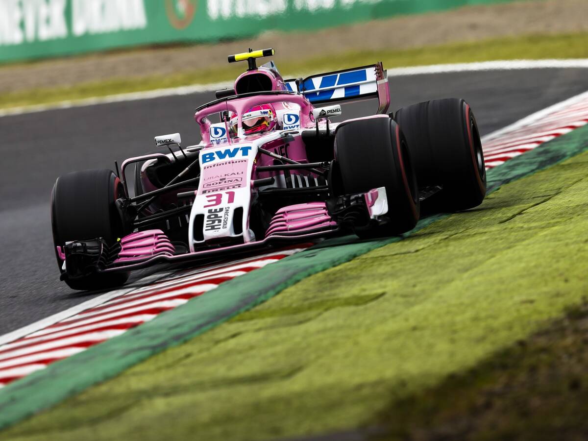Foto zur News: Force India: Esteban Ocon mit großem Vorsprung "Best of the Rest"