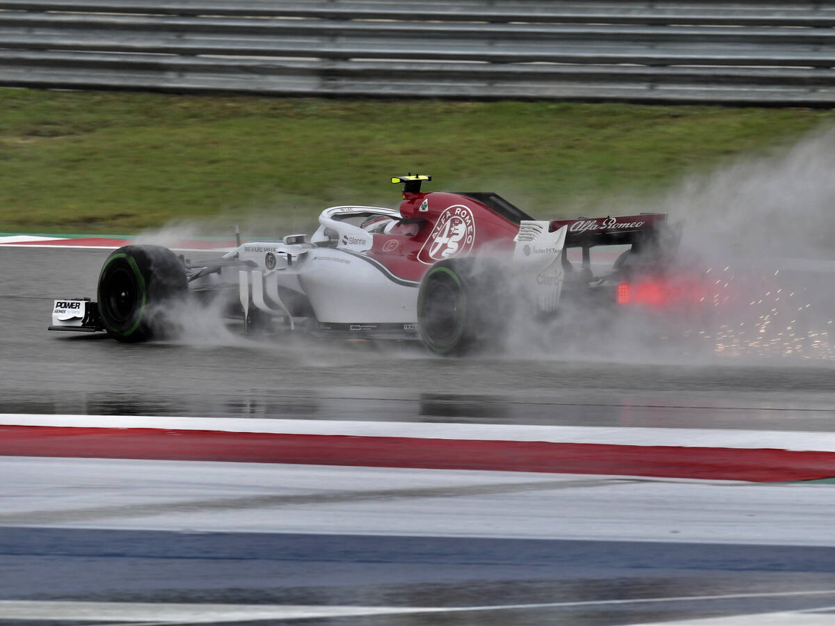 Foto zur News: Formel-1-Wetter Austin: Müssen die Fahrer "blind" ins Trockenrennen?