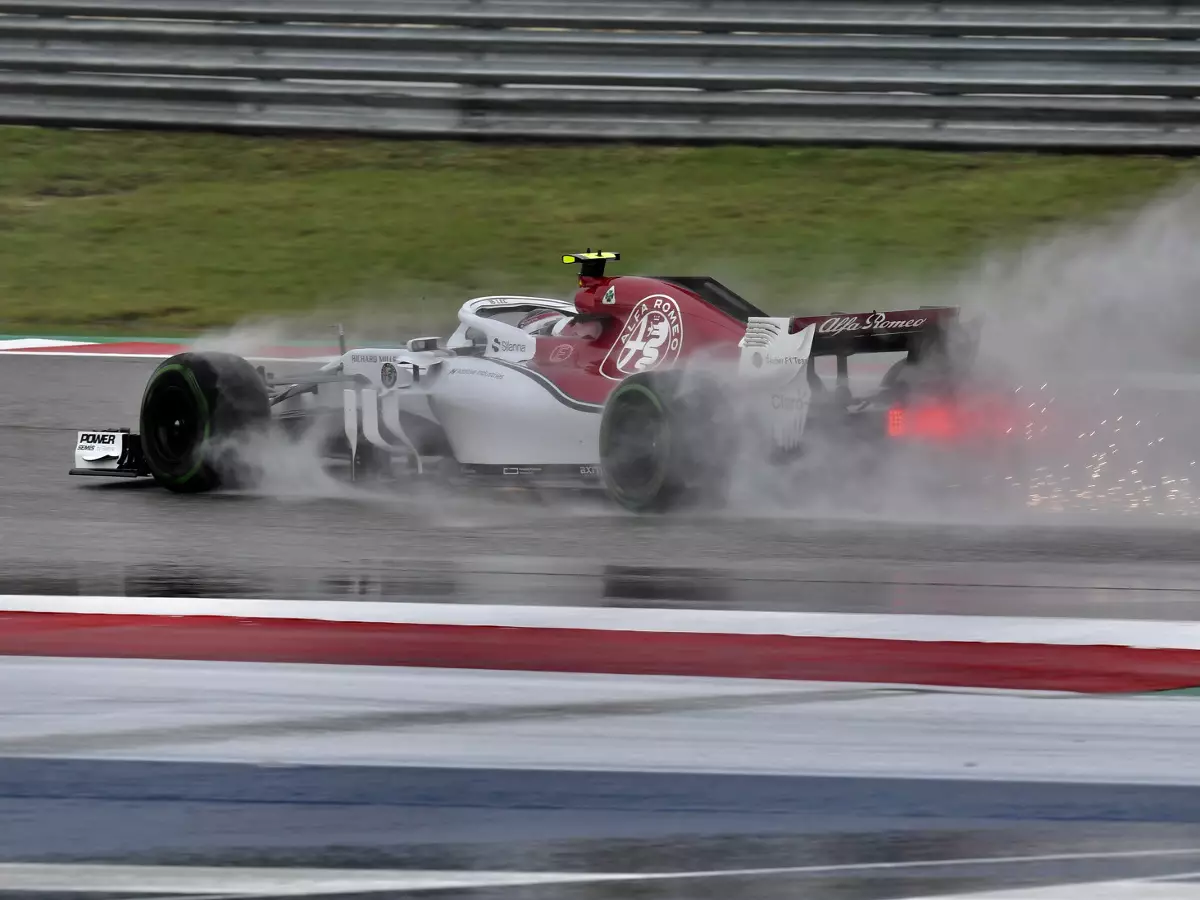 Foto zur News: Formel-1-Wetter Austin: Müssen die Fahrer "blind" ins Trockenrennen?