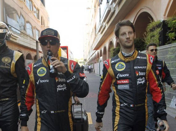 Foto zur News: Ex-Teamkollege Romain Grosjean: "Kimi hat nicht viel geredet ..."
