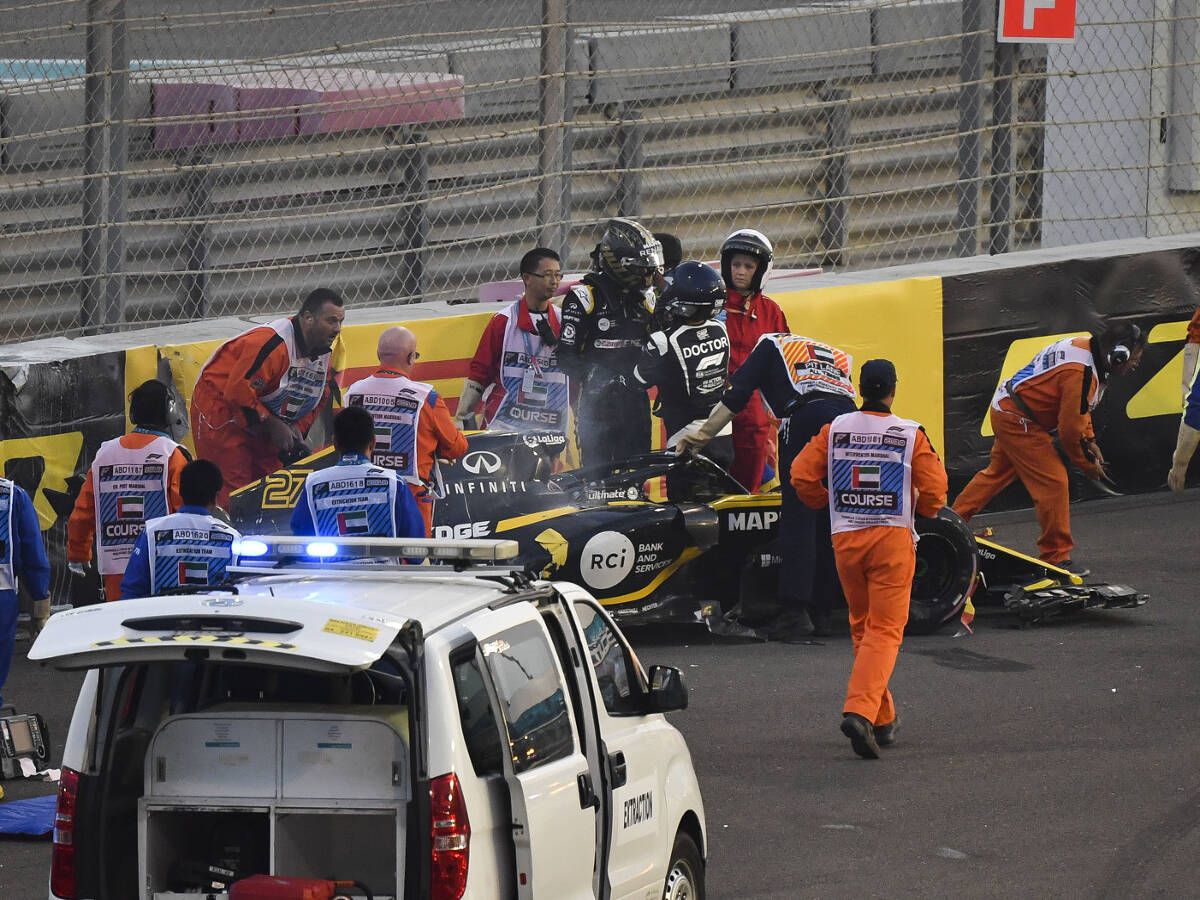 Foto zur News: FIA mit Hülkenberg-Rettung zufrieden: Trotz oder gerade wegen Halo?