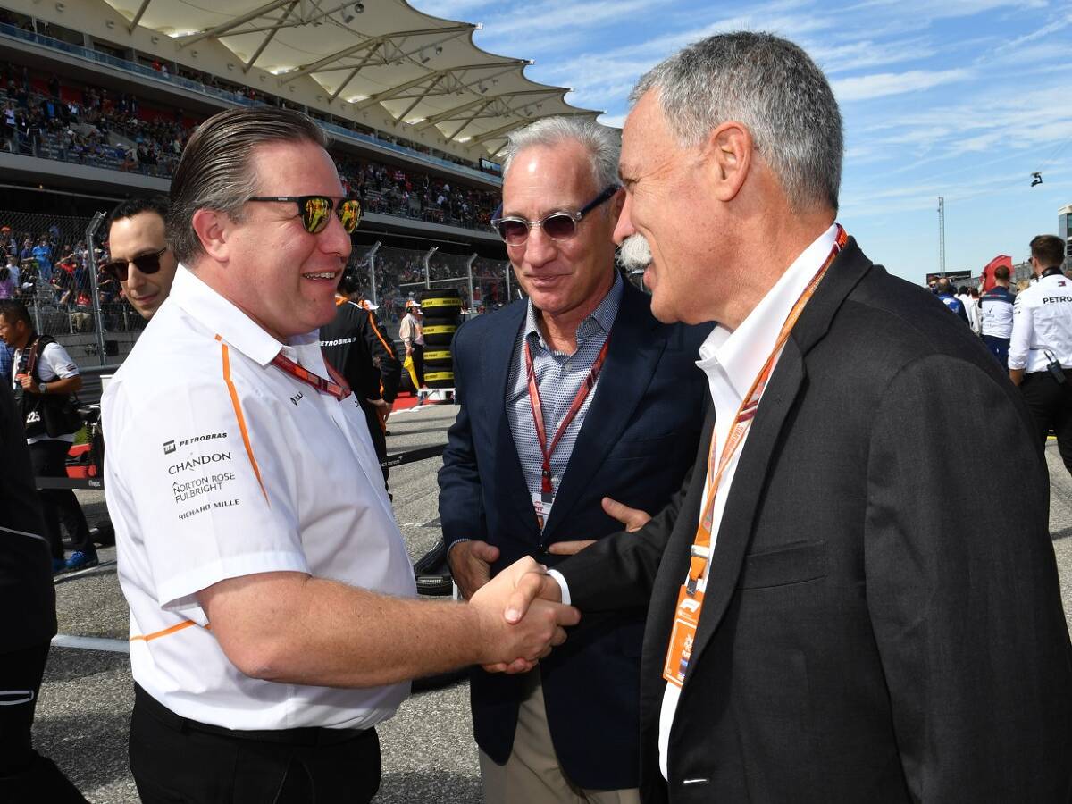 Foto zur News: McLaren-Boss Zak Brown: Kein Fan eines Budgetlimit-Stufenmodells
