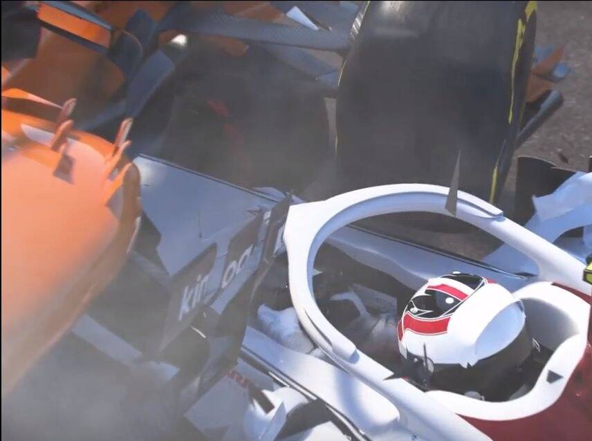 Foto zur News: FIA offenbart: Ohne Halo hätte Alonso-Flügel bei Leclerc ein Drama ausgelöst