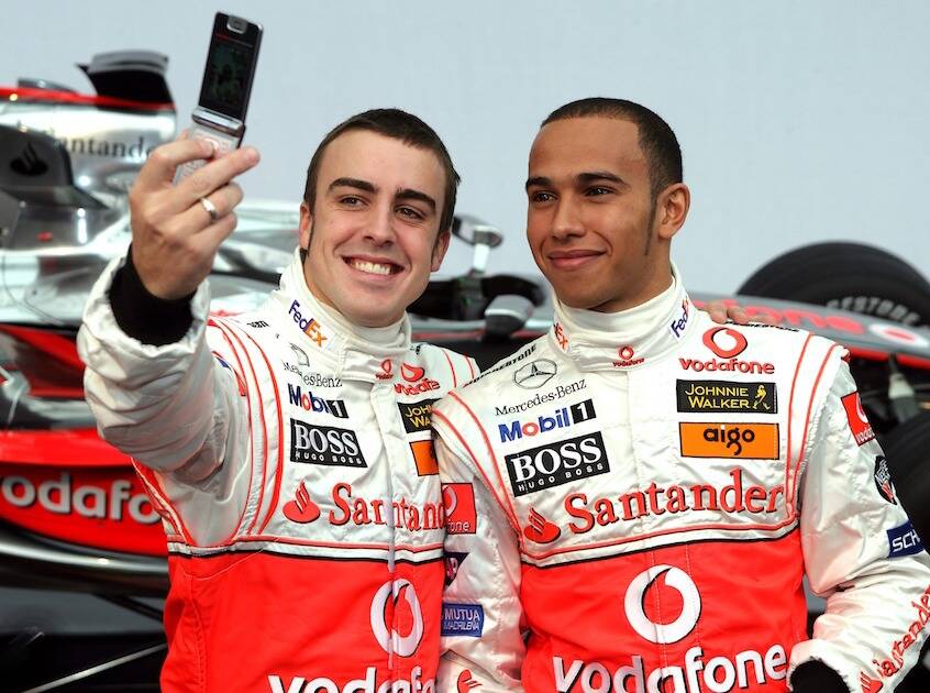 Foto zur News: Lewis Hamilton: Hatte 2007 kein persönliches Problem mit Alonso