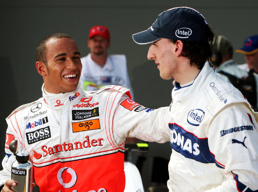 Foto zur News: Hamilton freut sich über Kubica-Comeback: Zum Glück ist er älter als ich!