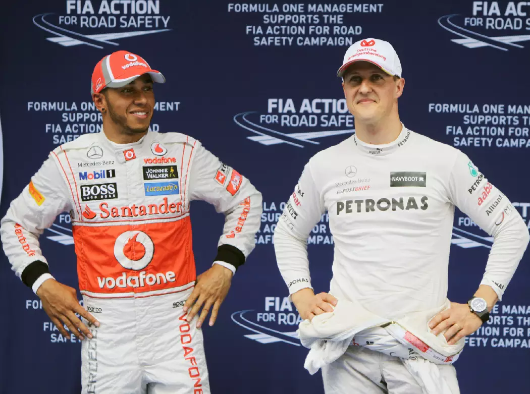 Foto zur News: Siegquote: Michael Schumacher wieder vor Lewis Hamilton