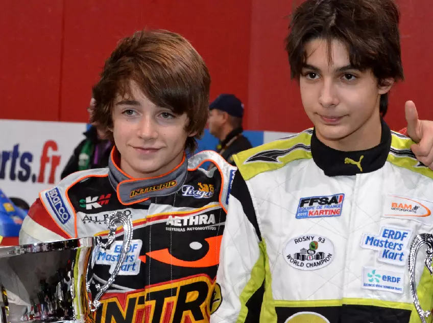 Charles Leclerc, Esteban Ocon Foto zur News: Ocons Kindheitserinnerungen an Leclerc: "Ich wollte den Kerl umbringen"