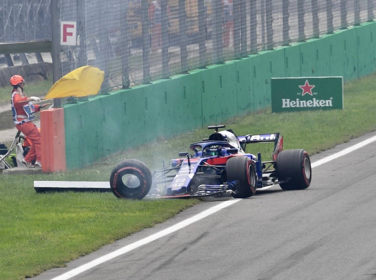 Foto zur News: Toro Rosso im Pech: Unfälle 2018 kosteten über zwei Millionen Euro