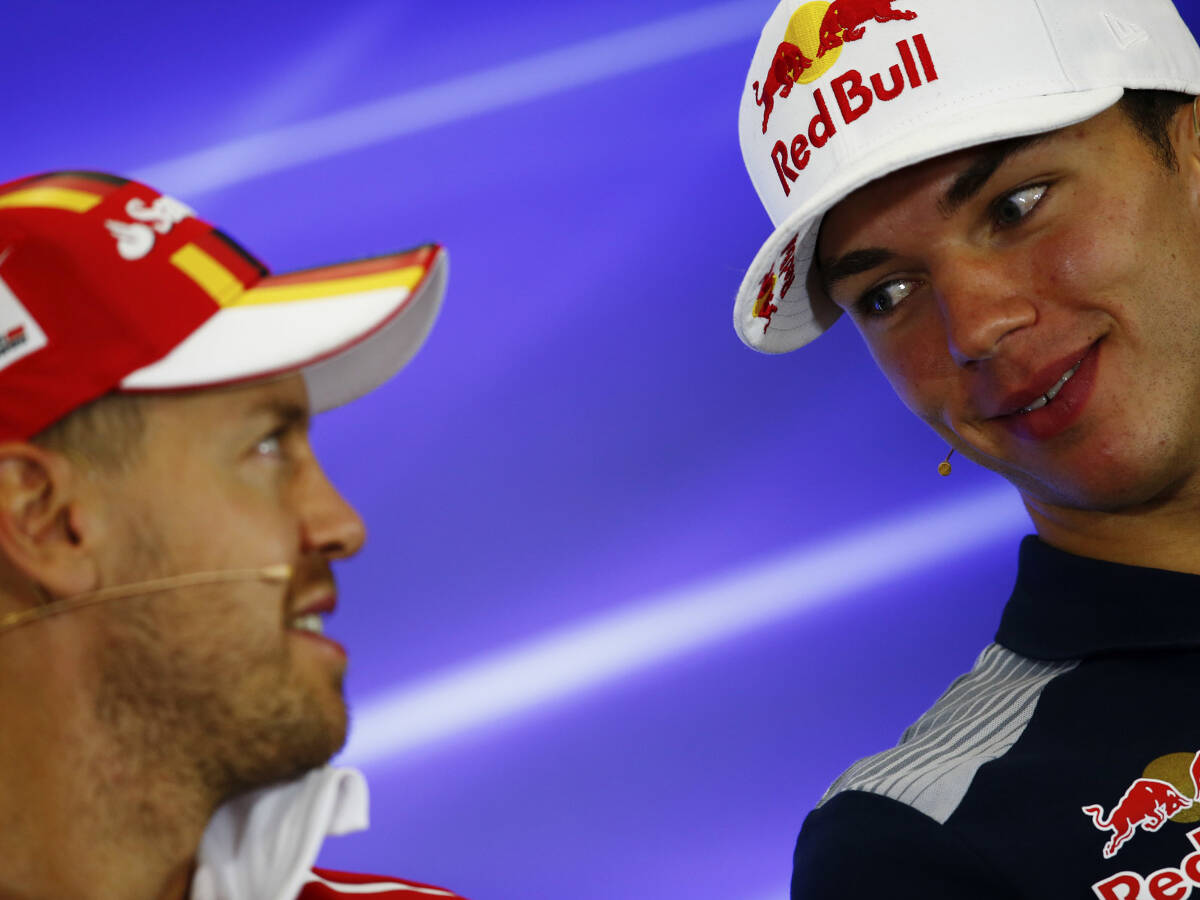 Foto zur News: Das Vorbild von Pierre Gasly: Mach es wie Sebastian Vettel!