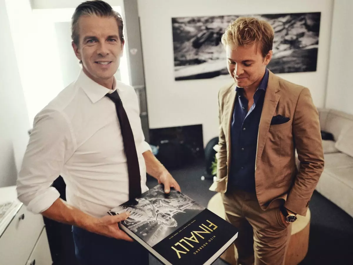 Markus Lanz und Nico Rosberg Foto zur News: Nico Rosberg bei Markus Lanz: Über Angst im Cockpit und Flugtaxis