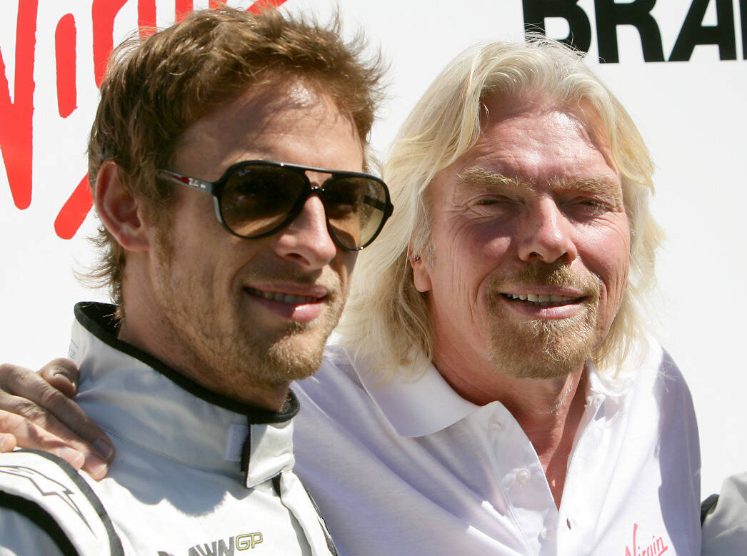 Foto zur News: Jenson Button: Seine späte "Rache" an Sir Richard Branson ...