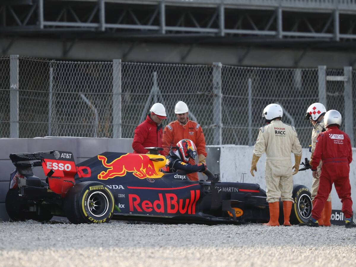 Foto zur News: Red Bull: Testunfall von Pierre Gasly ist "keine Katastrophe"
