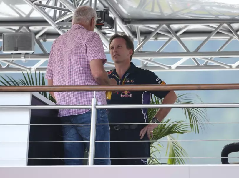 Dietrich Mateschitz, Christian Horner Foto zur News: Red Bull droht erneut mit Ausstieg: "Das ist Mateschitz' gutes Recht!"