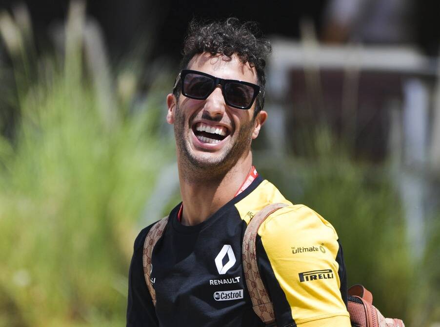 Foto zur News: "Da helfen die Drogen!": Daniel Ricciardo lässt sich gute Laune nicht verderben