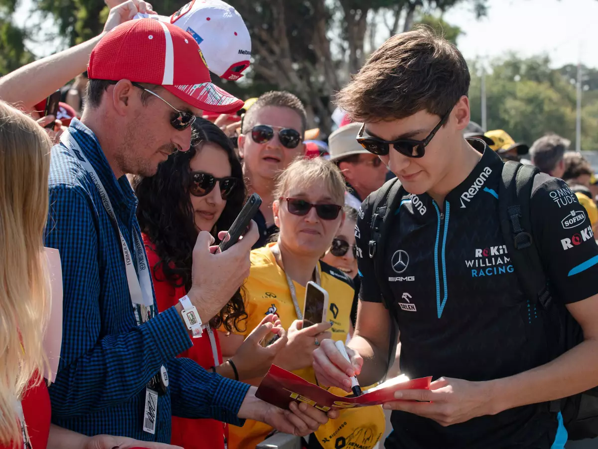 Foto zur News: George Russell: Medienrummel in der Formel 1 ist total verrückt