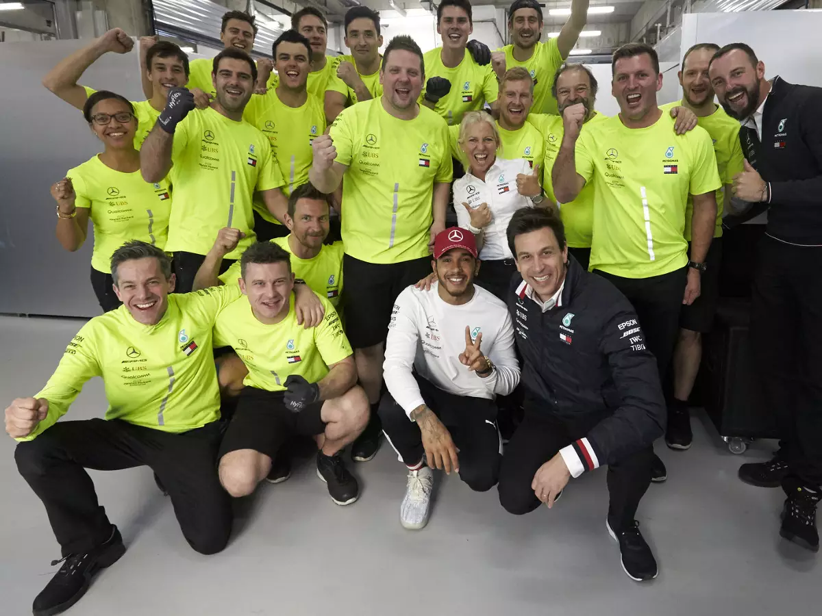 Lewis Hamilton Foto zur News: Wolff über Mercedes-Siege: Nach den Tests war damit nicht zu rechnen