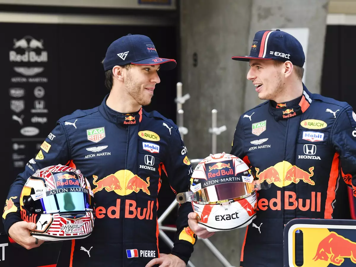 Foto zur News: Pierre Gasly unter Druck: Verstappen ist "eine gute Hilfe für mich"