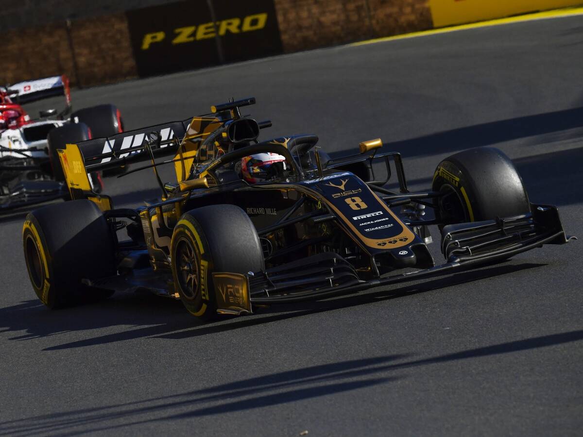 Foto zur News: Wegen Reifenproblemen: Nur Romain Grosjean am Freitag mit Haas-Updates