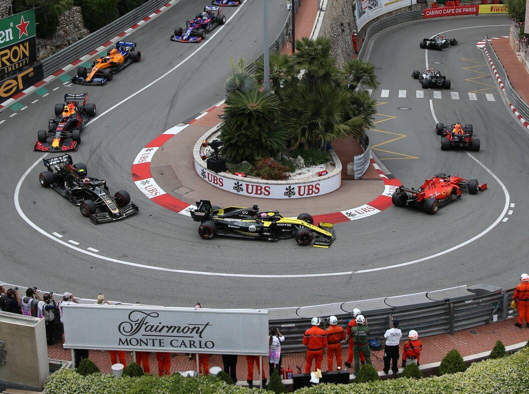 Foto zur News: Strategiepech: Ricciardo und Magnussen verpassen Top-Ergebnis in Monaco