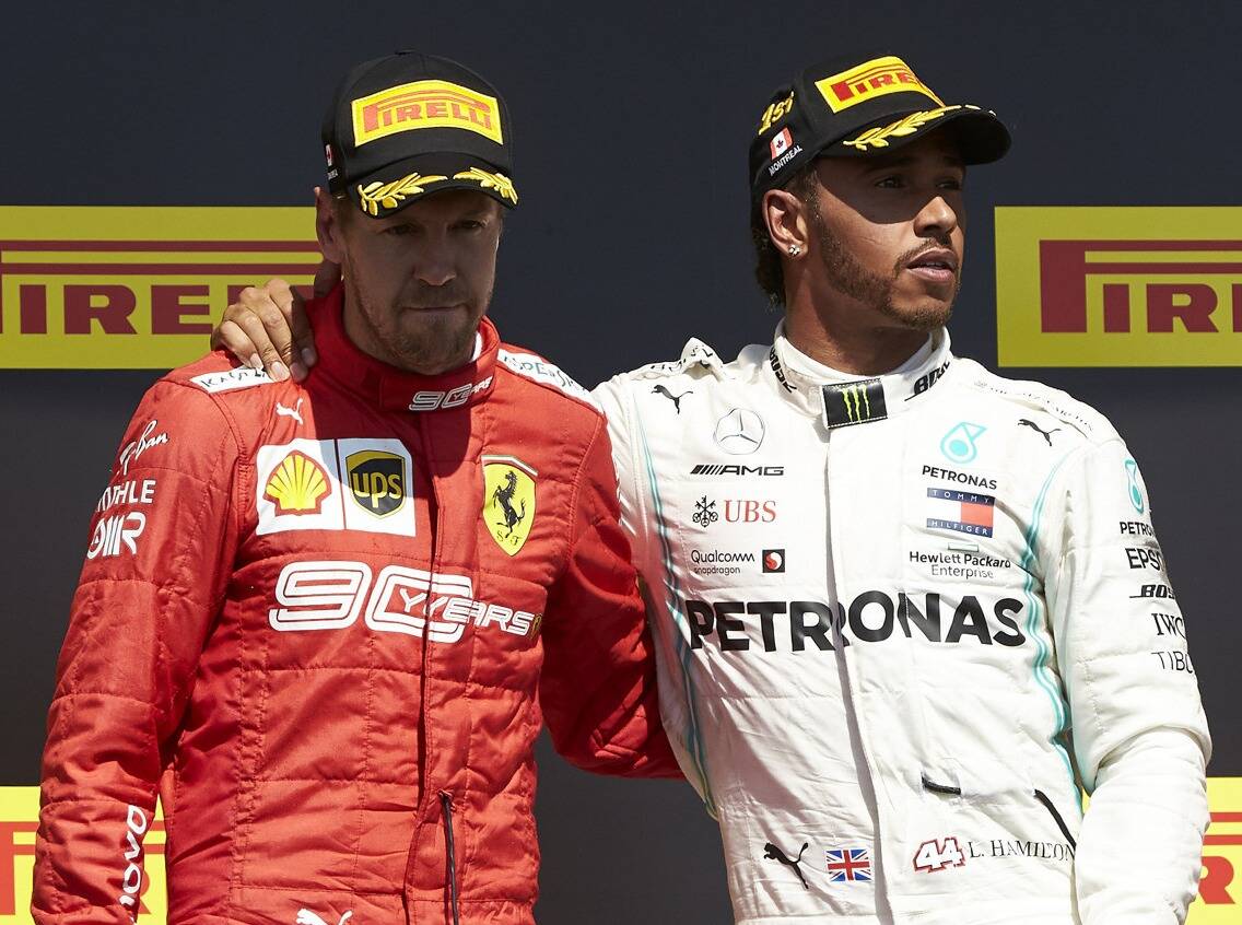 Foto zur News: Auslaufrunde in Kanada: Hamilton wollte Vettel eine Taxifahrt anbieten
